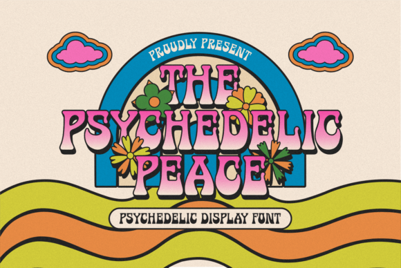 Channel the Groovy Spirit with The Psychedelic Peace Font