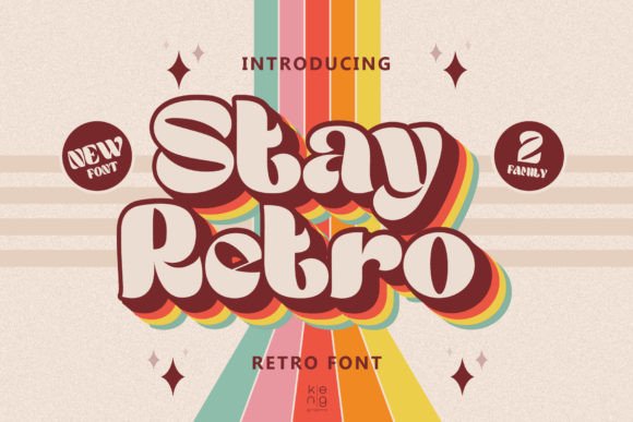 Discover the Warmth and Character of the Stay Retro Typeface