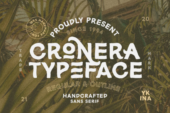 Discovering Cronera: A Display Font with Bold Character