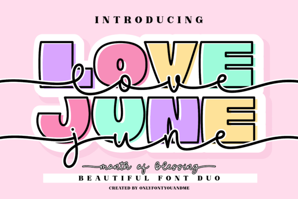 Exploring the Playful Charm of the Love June Font Duo