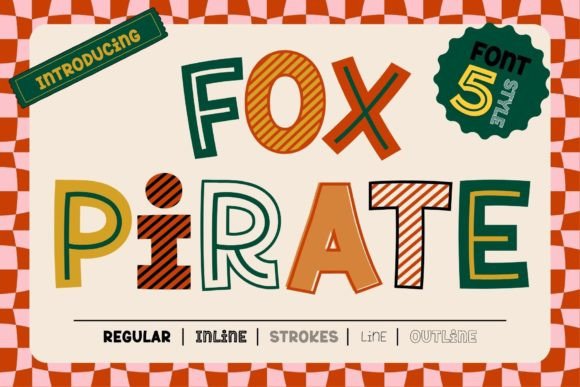 Give Your Projects a Playful Spark with the Fox Pirate Font