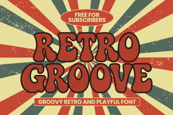 Revive Your Designs with the Retro Groove Typeface